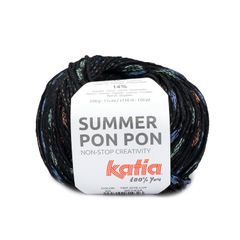 Sợi Summer Pon Pon - Katia, 50g - 110m, dùng để đan móc áo, khăn
