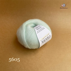 Len lông cừu Angora - Papatya, 100g - 550m, dùng để đan móc