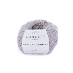 Sợi Cotton Cashmere - Katia, 50g - 155m, dùng để đan móc áo, khăn, nón