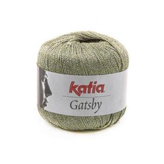 Sợi visco lấp lánh Gatsby - Katia, 50g - 118m, dùng để đan móc áo, khăn, nón