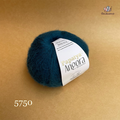 Len lông cừu Angora - Papatya, 100g - 550m, dùng để đan móc