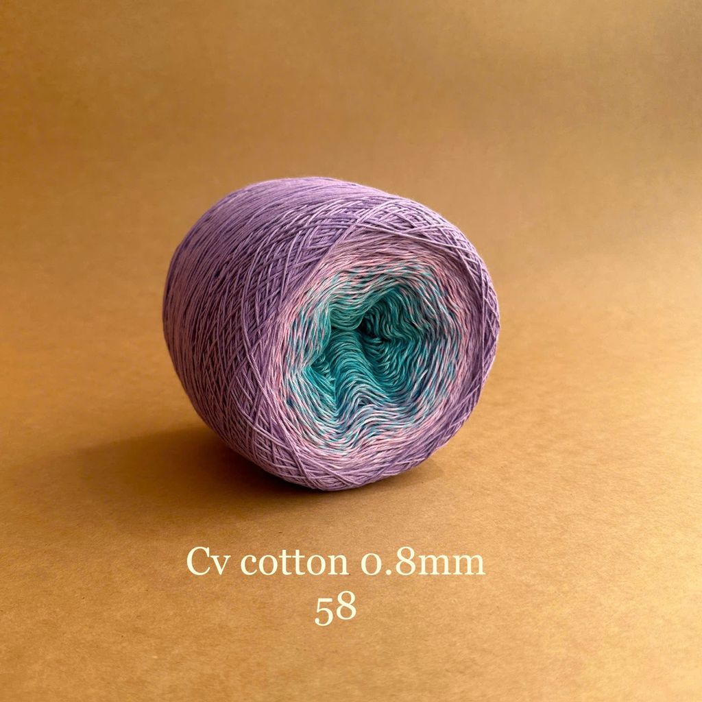 Sợi cầu vồng Cotton 0.8mm, 300g