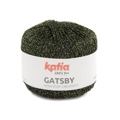 Sợi visco lấp lánh Gatsby - Katia, 50g - 118m, dùng để đan móc áo, khăn, nón
