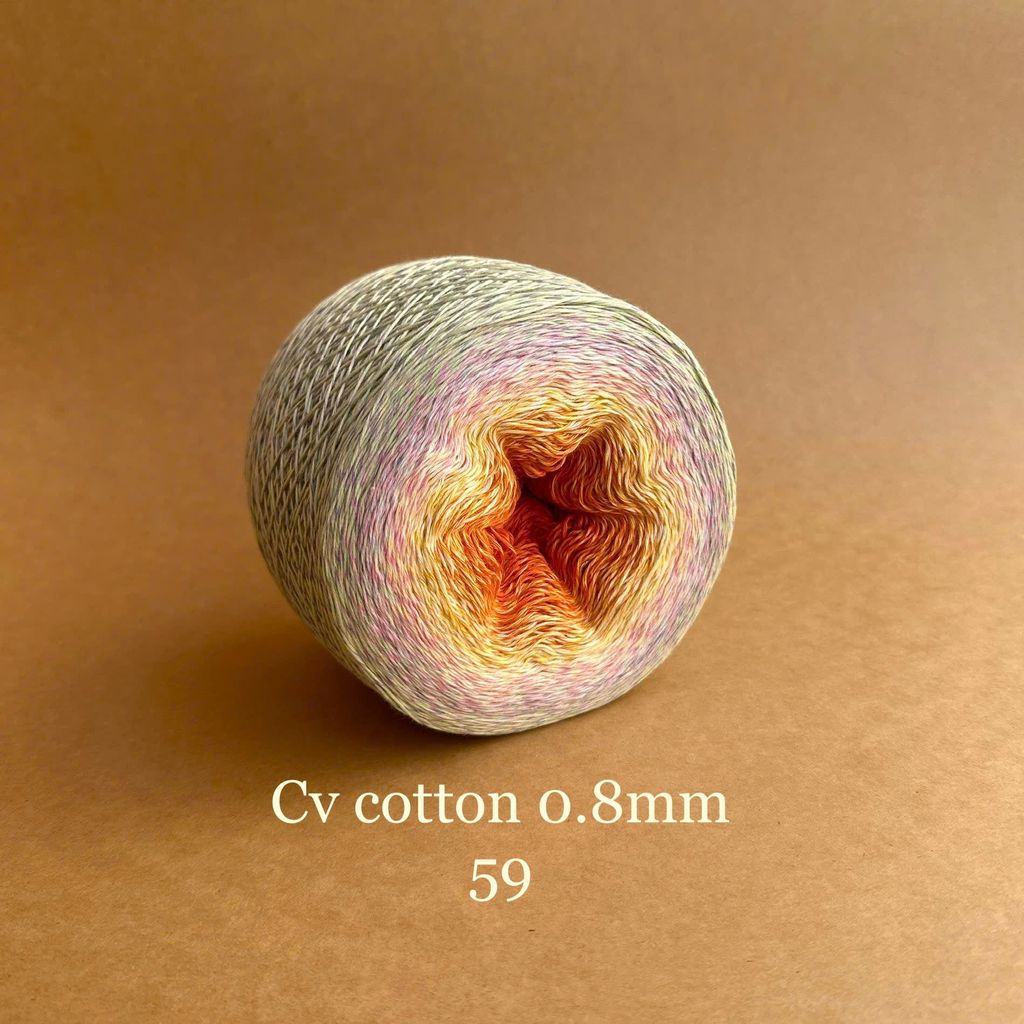 Sợi cầu vồng Cotton 0.8mm, 300g