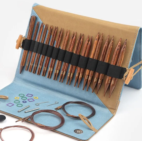 Bộ kim đan gỗ Ginger dài 5inch, dòng Grande - KnitPro