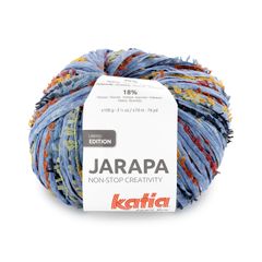 Sợi Jarapa - Katia, 100g - 70m, dùng để đan móc túi, giỏ, vỏ gối, ví