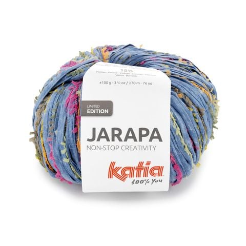 Sợi Jarapa - Katia, 100g - 70m, dùng để đan móc túi, giỏ, vỏ gối, ví