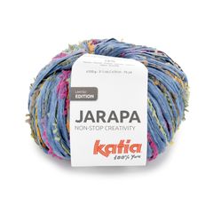 Sợi Jarapa - Katia, 100g - 70m, dùng để đan móc túi, giỏ, vỏ gối, ví