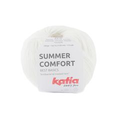 Sợi Summer Comfort - Katia, 50g - 105m, dùng để đan móc áo, khăn