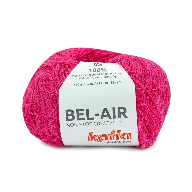 Sợi Bel-Air - Katia, 50g - 115m, dùng để đan móc áo, váy