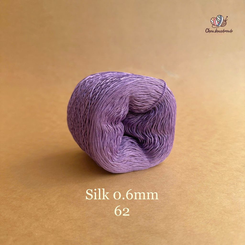 Cuộn sợi 100% Silk 0.6mm, 150g