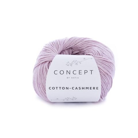 Sợi Cotton Cashmere - Katia, 50g - 155m, dùng để đan móc áo, khăn, nón