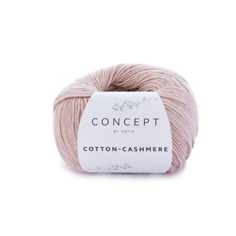 Sợi Cotton Cashmere - Katia, 50g - 155m, dùng để đan móc áo, khăn, nón