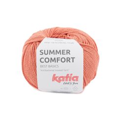 Sợi Summer Comfort - Katia, 50g - 105m, dùng để đan móc áo, khăn