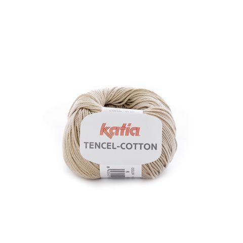 Sợi Tencel Cotton - Katia, 50g - 120m, dùng để đan móc áo, khăn