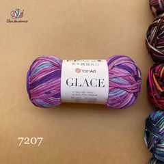 Sợi Glace - Yarnart, 100g - 210m, đan móc áo, váy, nón