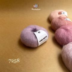 Len Silk Mohair - Lana Gatto, 25g - 212m, dùng để đan móc