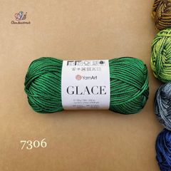 Sợi Glace - Yarnart, 100g - 210m, đan móc áo, váy, nón