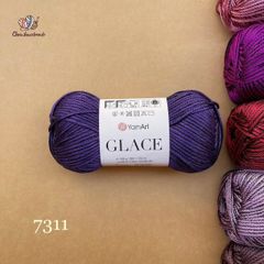 Sợi Glace - Yarnart, 100g - 210m, đan móc áo, váy, nón