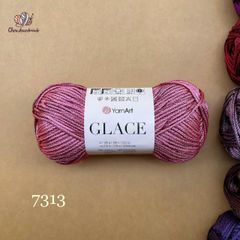 Sợi Glace - Yarnart, 100g - 210m, đan móc áo, váy, nón