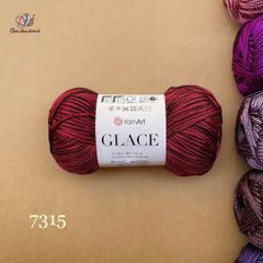 Sợi Glace - Yarnart, 100g - 210m, đan móc áo, váy, nón