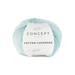 Sợi Cotton Cashmere - Katia, 50g - 155m, dùng để đan móc áo, khăn, nón