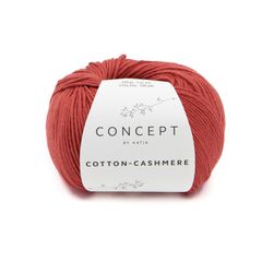 Sợi Cotton Cashmere - Katia, 50g - 155m, dùng để đan móc áo, khăn, nón