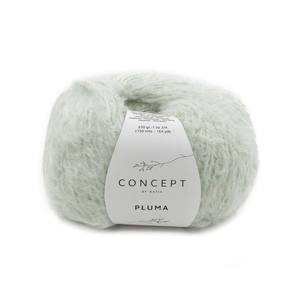 Sợi Pluma - Katia, 50g - 150m, dùng để đan móc áo, khăn