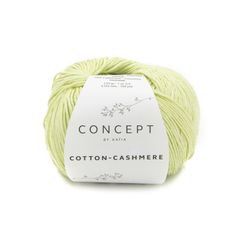 Sợi Cotton Cashmere - Katia, 50g - 155m, dùng để đan móc áo, khăn, nón