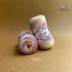 Len cotton Cotton Gold Batik nhập khẩu từ Alize Yarns, đan móc thú, nón, áo hè