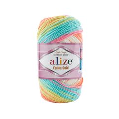 Len cotton Cotton Gold Batik nhập khẩu từ Alize Yarns, đan móc thú, nón, áo hè