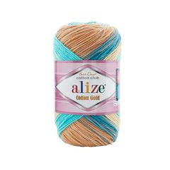 Len cotton Cotton Gold Batik nhập khẩu từ Alize Yarns, đan móc thú, nón, áo hè