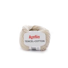 Sợi Tencel Cotton - Katia, 50g - 120m, dùng để đan móc áo, khăn