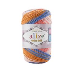 Len cotton Cotton Gold Batik nhập khẩu từ Alize Yarns, đan móc thú, nón, áo hè