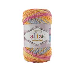 Len cotton Cotton Gold Batik nhập khẩu từ Alize Yarns, đan móc thú, nón, áo hè