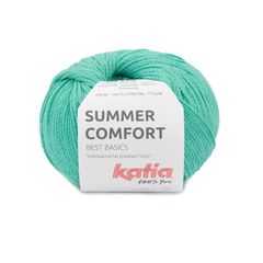 Sợi Summer Comfort - Katia, 50g - 105m, dùng để đan móc áo, khăn