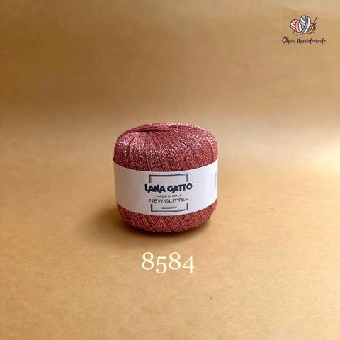 Sợi lấp lánh New Glitter - Lana Gatto, 25g - 300m, dùng để đan móc