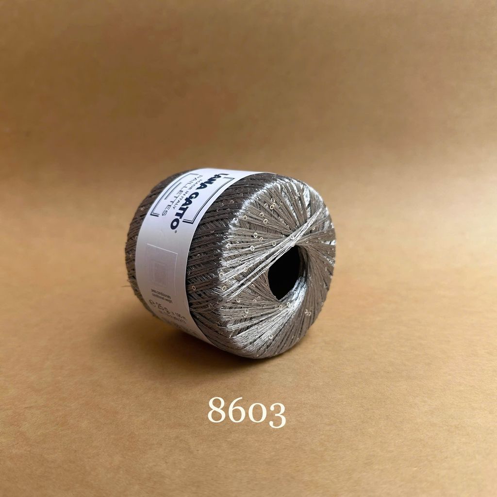 Sợi lấp lánh Paillettes - Lana Gatto, 25g - 195m, dùng để đan móc