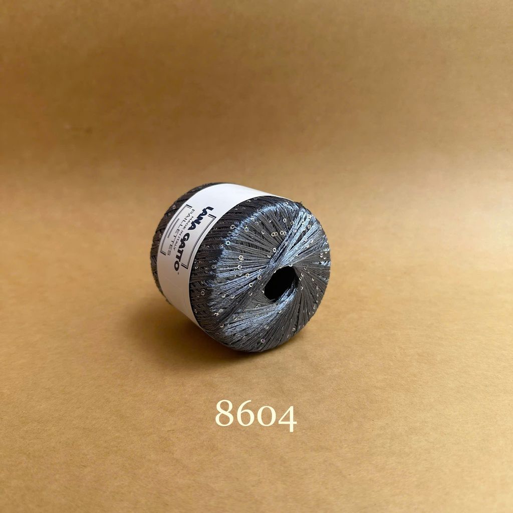 Sợi lấp lánh Paillettes - Lana Gatto, 25g - 195m, dùng để đan móc