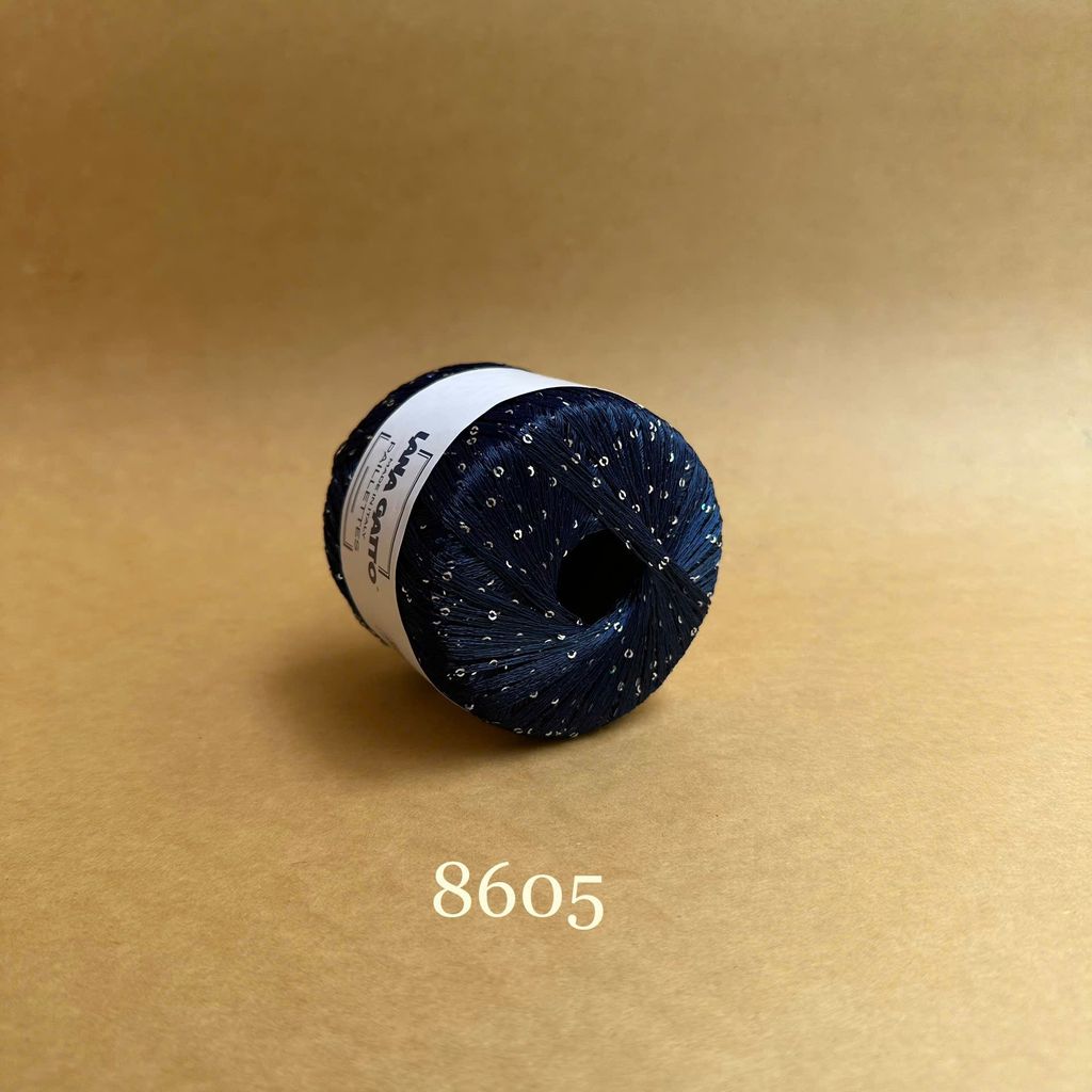 Sợi lấp lánh Paillettes - Lana Gatto, 25g - 195m, dùng để đan móc
