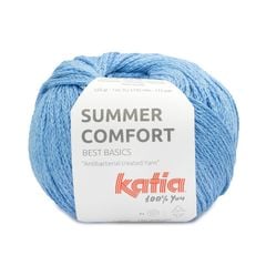 Sợi Summer Comfort - Katia, 50g - 105m, dùng để đan móc áo, khăn