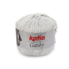 Sợi visco lấp lánh Gatsby - Katia, 50g - 118m, dùng để đan móc áo, khăn, nón