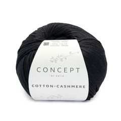 Sợi Cotton Cashmere - Katia, 50g - 155m, dùng để đan móc áo, khăn, nón