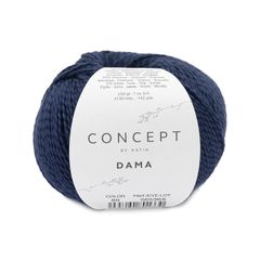 Sợi Dama - Katia, 50g - 130m, dùng để đan móc áo, khăn