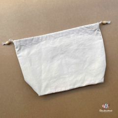 Lót túi dây rút, có ngăn túi, chất liệu vải cotton, dùng cho túi, ví đan móc thủ công