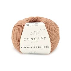 Sợi Cotton Cashmere - Katia, 50g - 155m, dùng để đan móc áo, khăn, nón