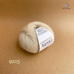 Len lông cừu Angora - Papatya, 100g - 550m, dùng để đan móc