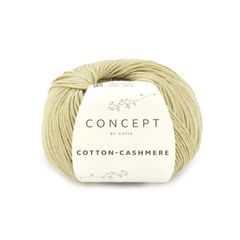 Sợi Cotton Cashmere - Katia, 50g - 155m, dùng để đan móc áo, khăn, nón