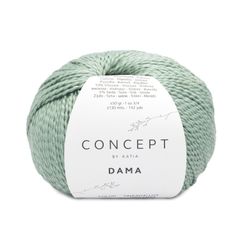 Sợi Dama - Katia, 50g - 130m, dùng để đan móc áo, khăn