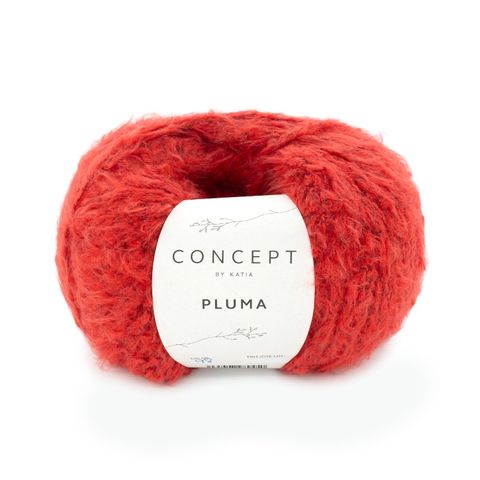 Sợi Pluma - Katia, 50g - 150m, dùng để đan móc áo, khăn